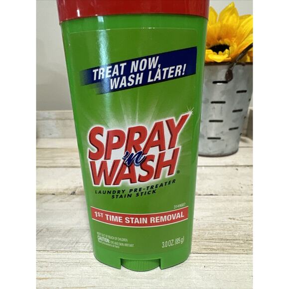Spray 'n Wash Stain Removal Stick Laundry Clothes Pre-Treater Travel Size New - Picture 4 of 6